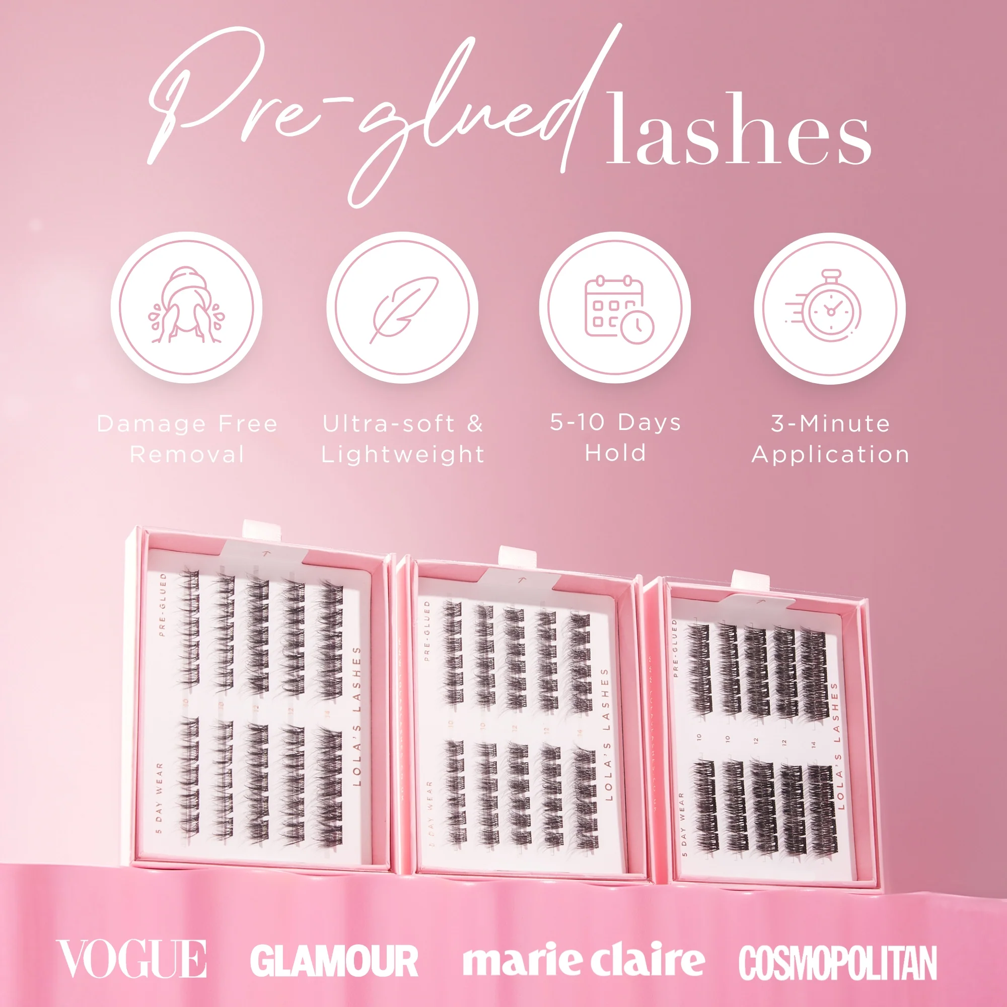 Defined Pre-Glued Lashes - Image 6