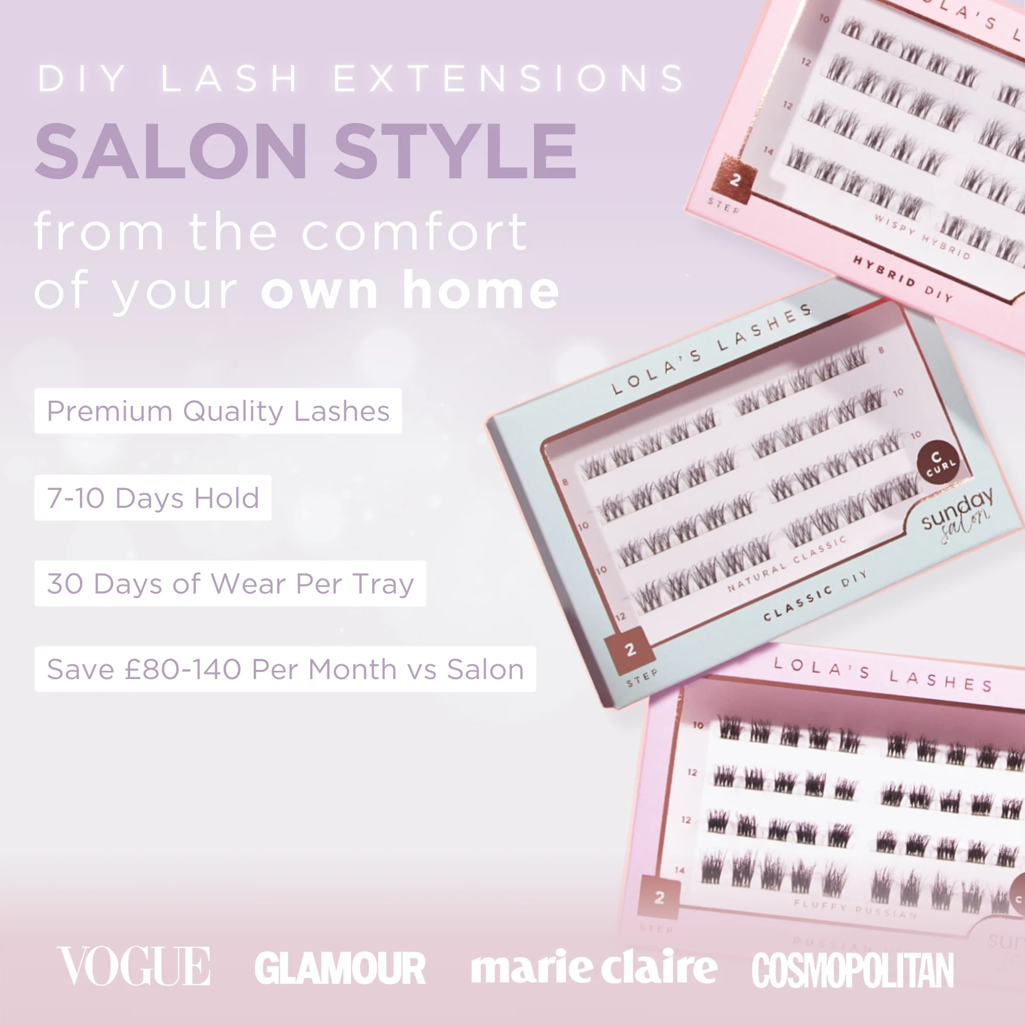 Hybrid Single Length DIY Cluster Lashes - Image 5