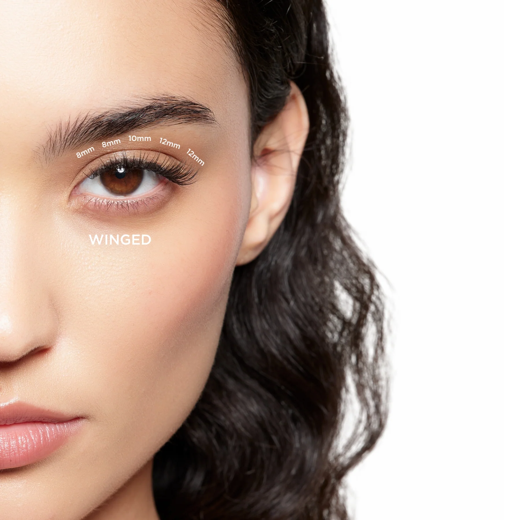 Natural Classic Single Length DIY Cluster Lashes - Image 4