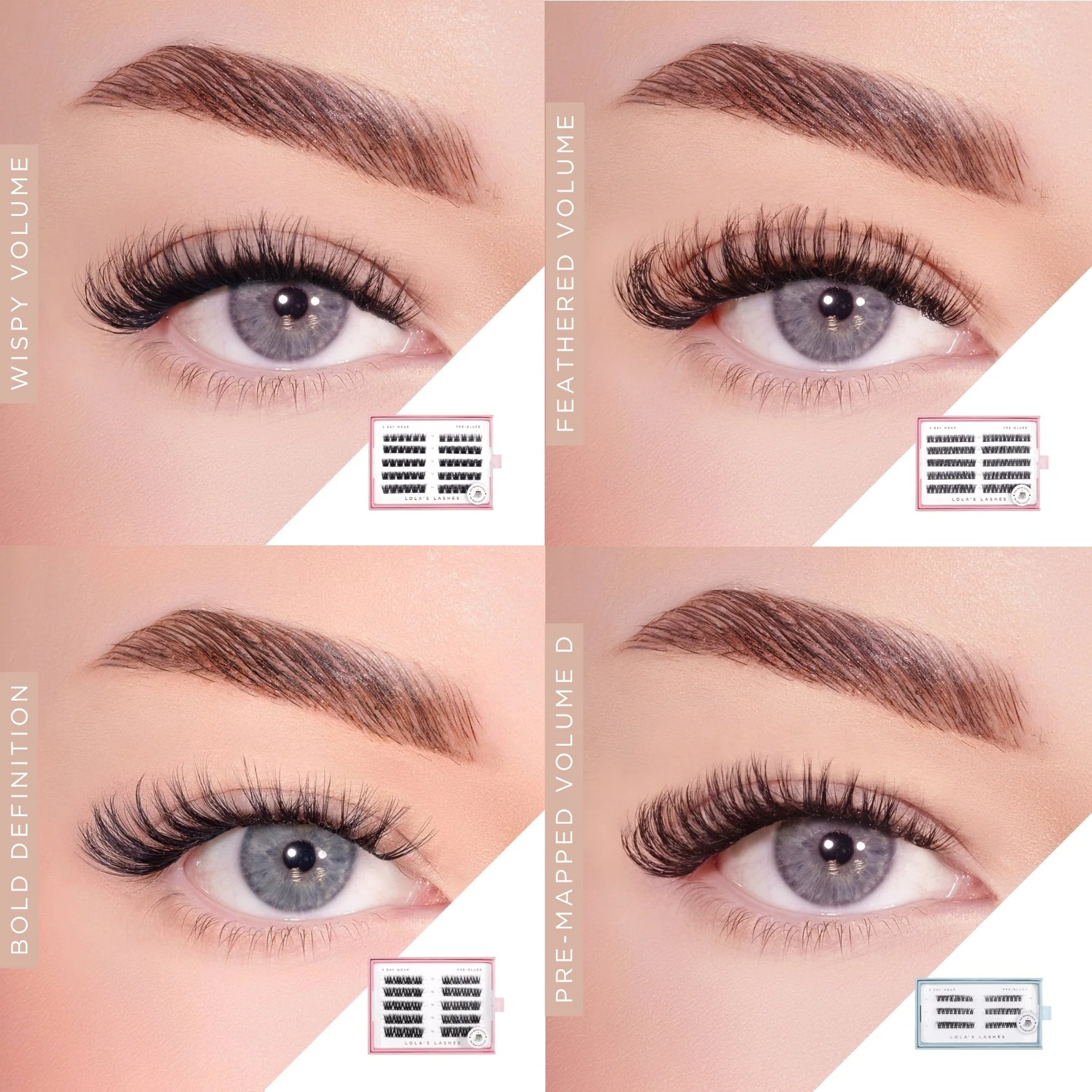 Pre-Glued Lashes Trio Refill Bundle - Image 6