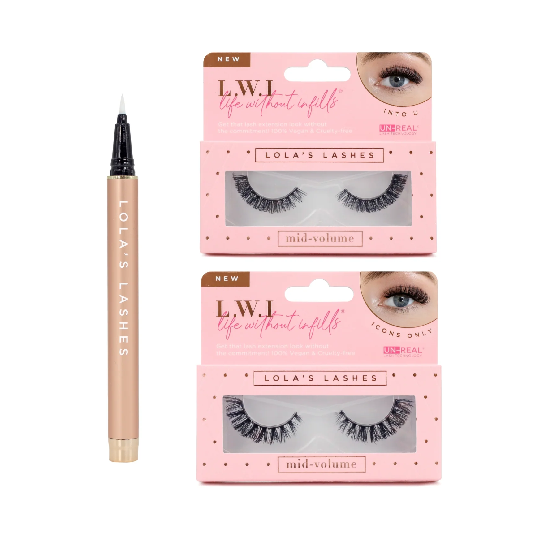 Russian Strip Lash Duo + Adhesive Pen Set
