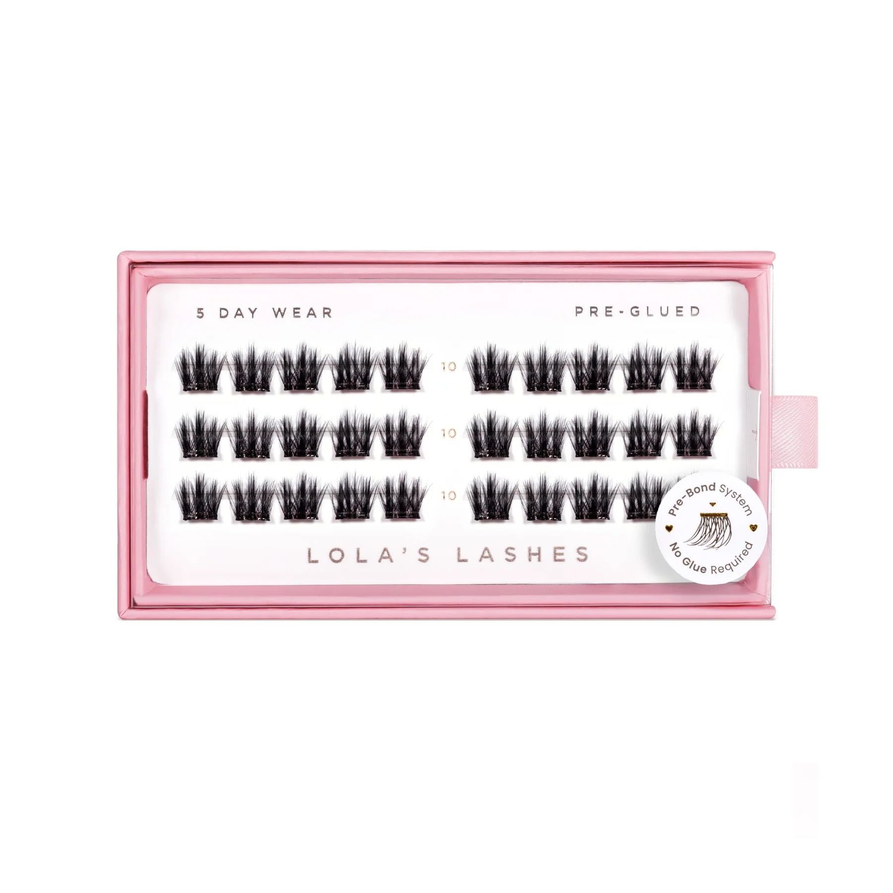 Satin Volume Single Length Pre-Glued Lashes