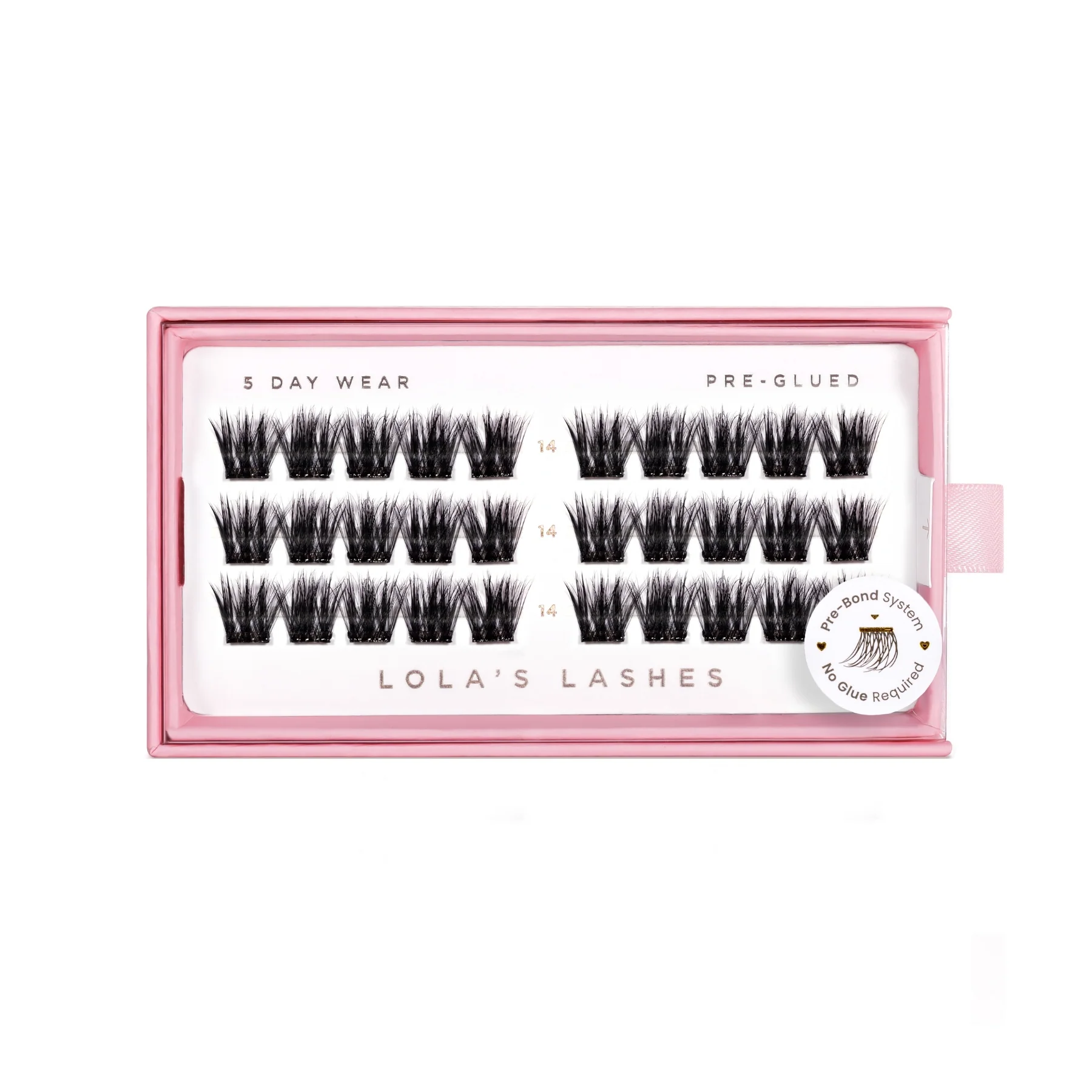 Satin Volume Single Length Pre-Glued Lashes - Image 3