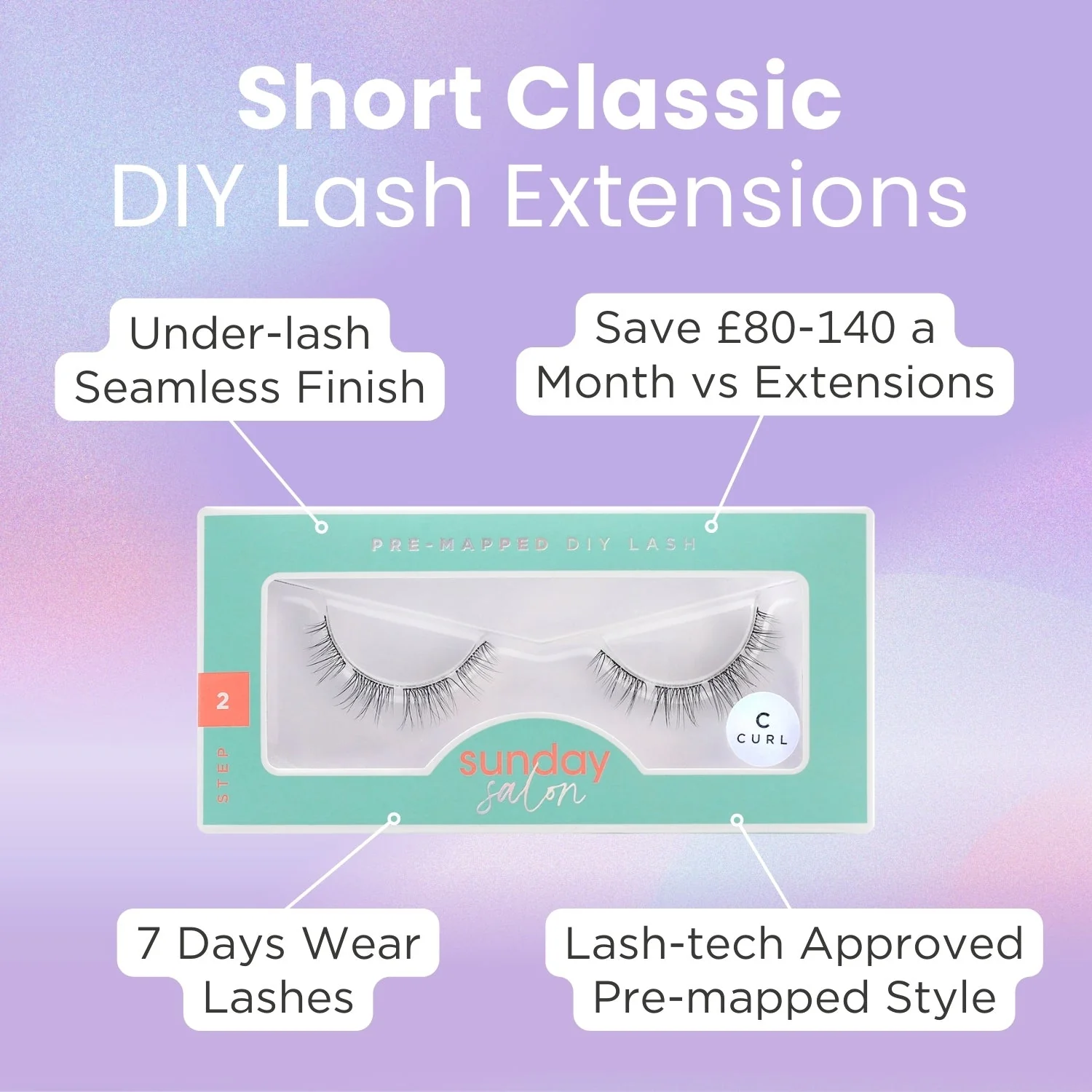Short Classic Pre-mapped Cluster Lashes - Image 3