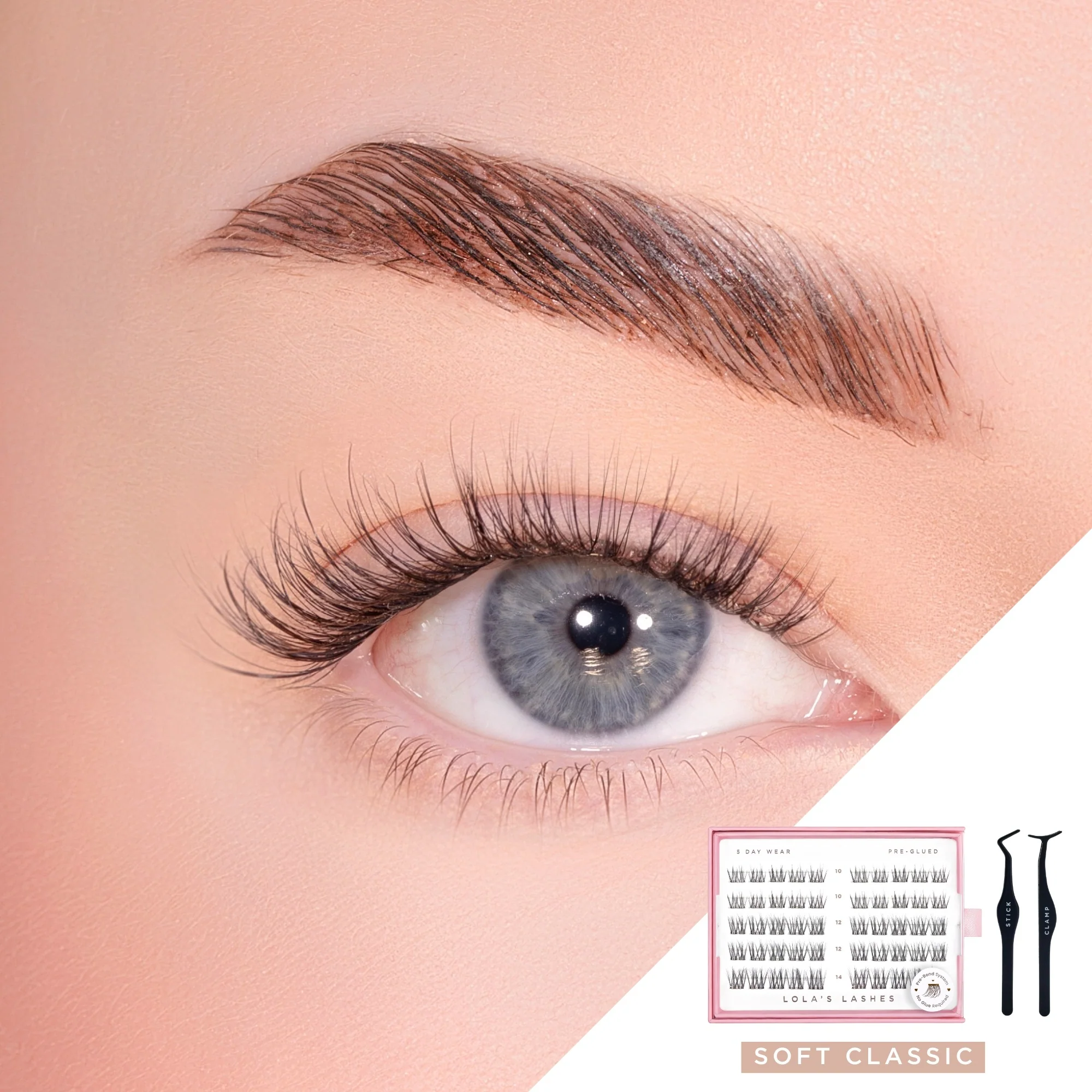 Soft Classic Pre-Glued Lashes Set - Image 5