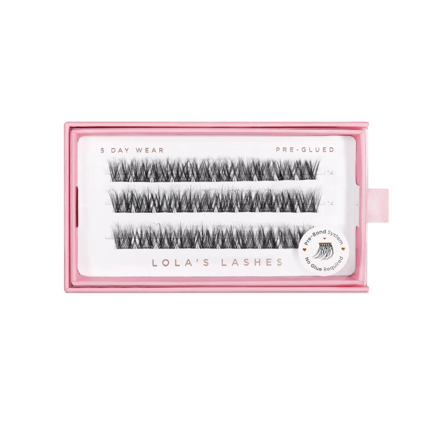 Soft Definition Single Length Pre-Glued Lashes - Image 3