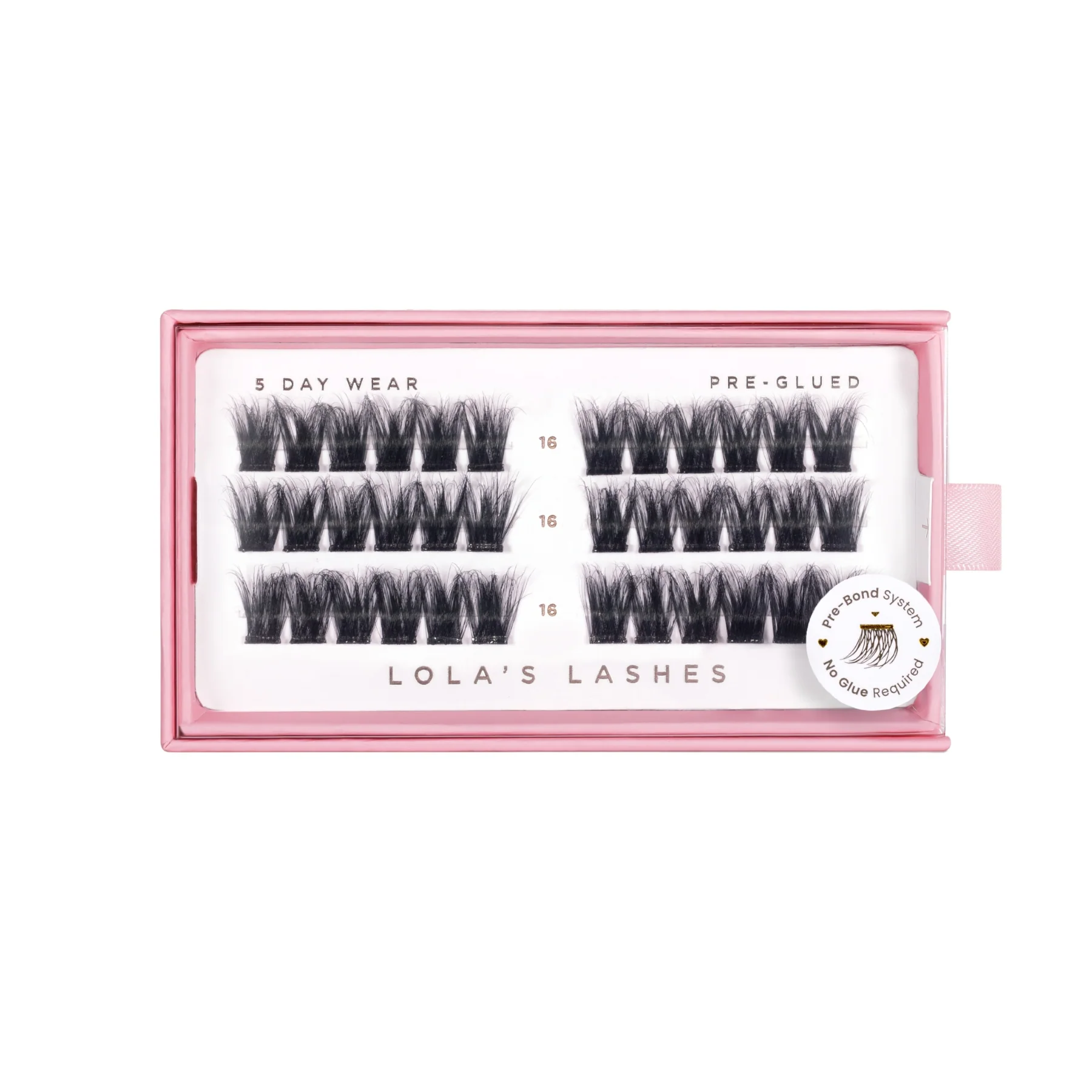 Wispy Volume Single Length Pre-Glued Lashes - Image 4